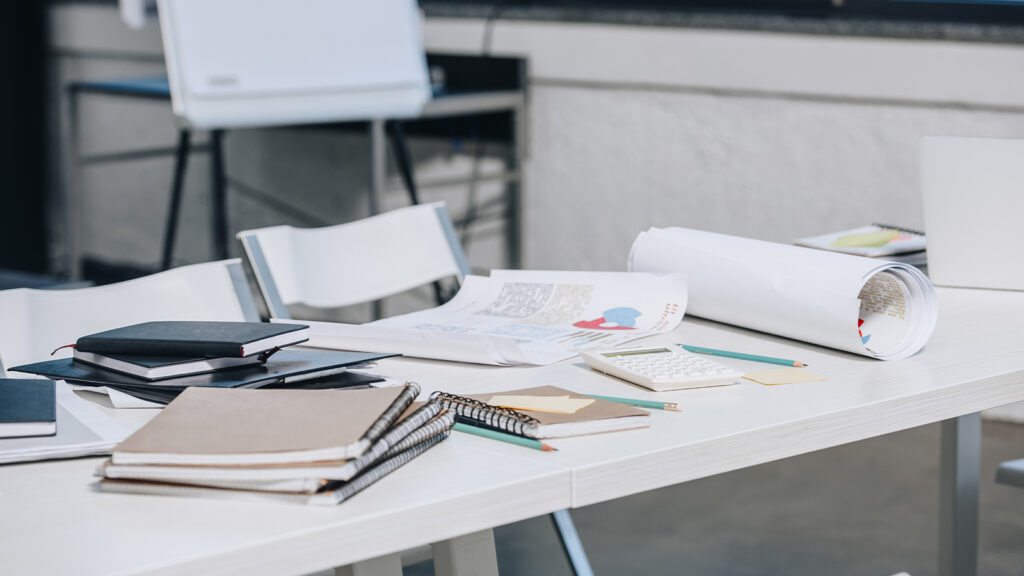 Documents and Papers on Desk