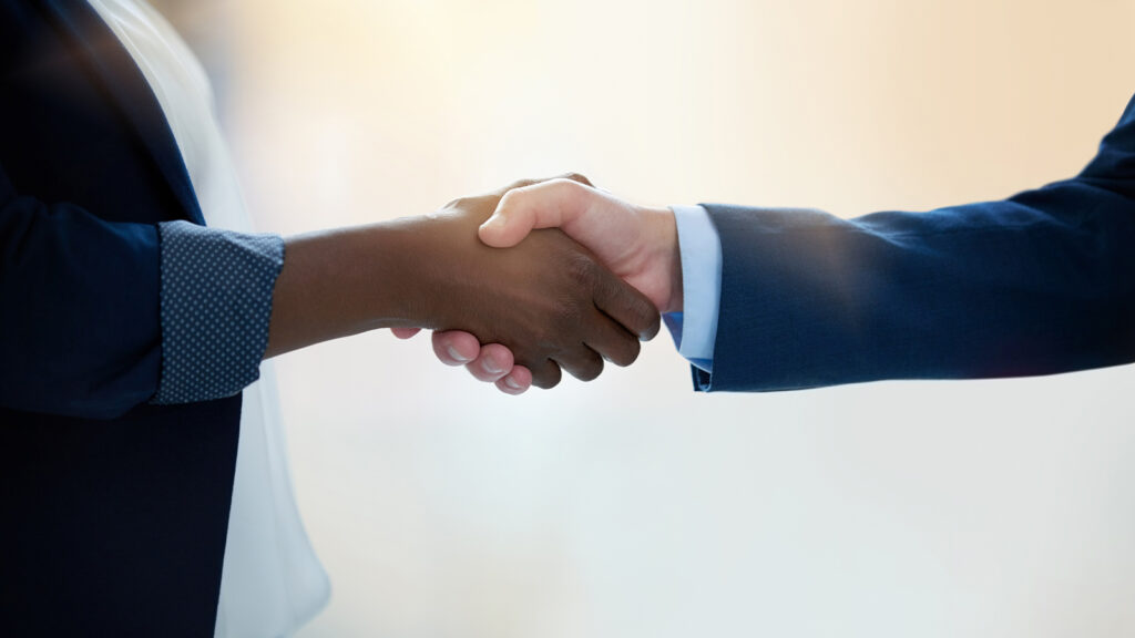 Handshake While Dissolving a Partnership